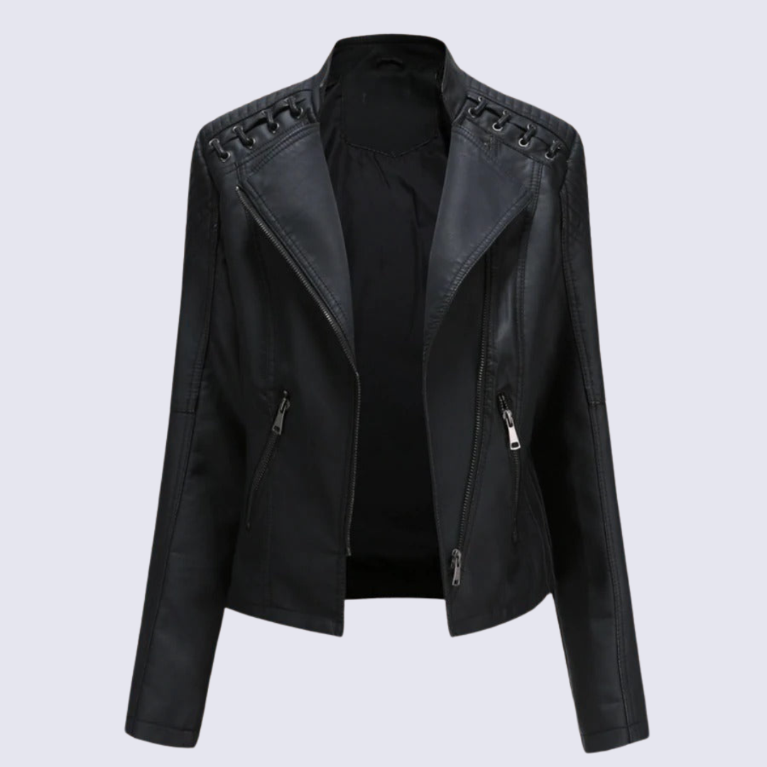 Lena - Women's Faux Leather Jacket