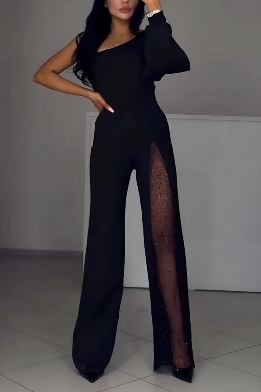 Inès | Modern wide-leg jumpsuit