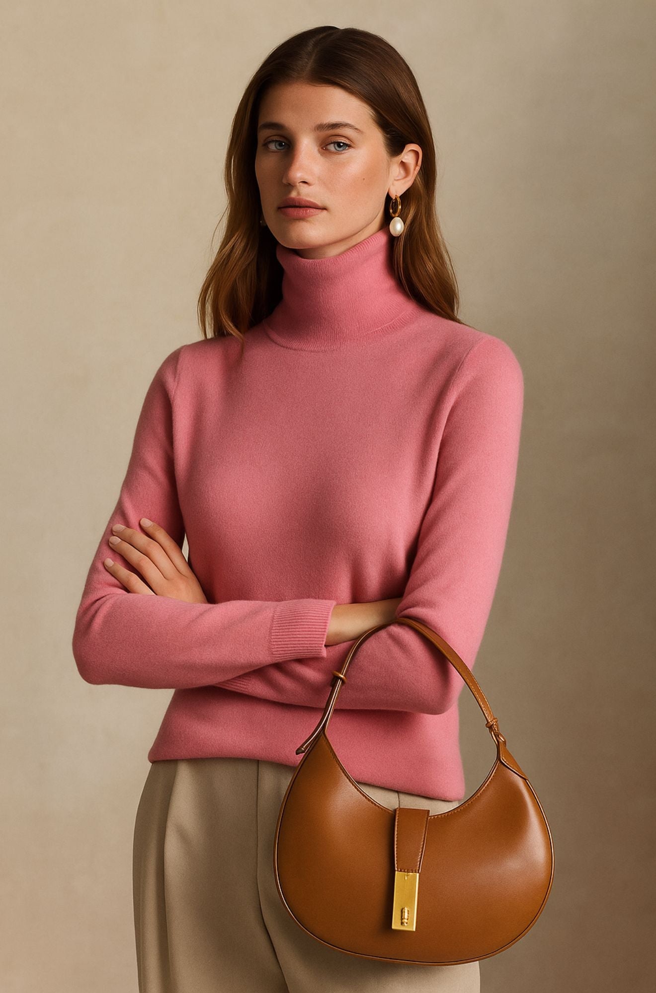 Amara| Cashmere Turtleneck Sweater