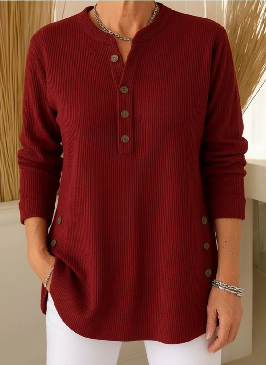 Élise™ – Solid Knit Sweater