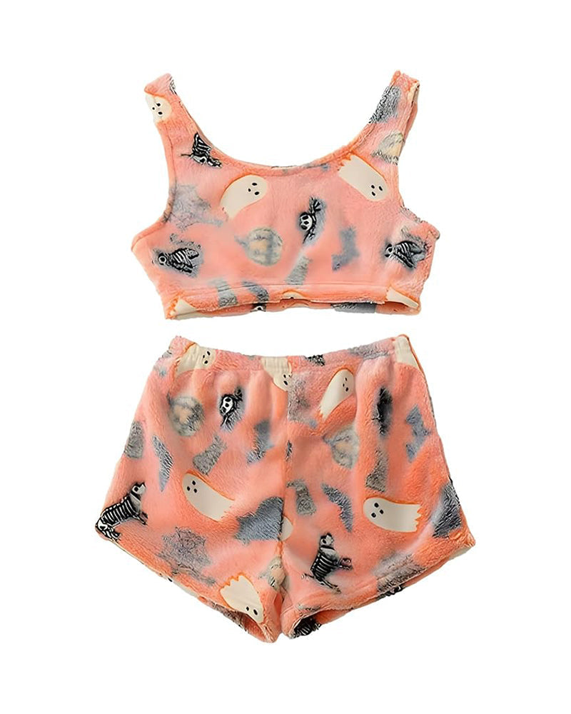 Luna™ | Halloween Flannel Pajama with Reflective Details