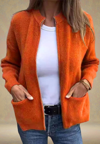 Andrea - Everyday Cardigan With Zipper