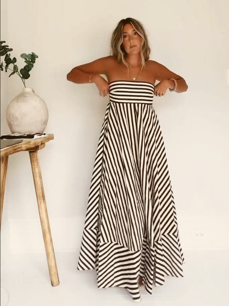 Claire - Strapless Maxi Dress