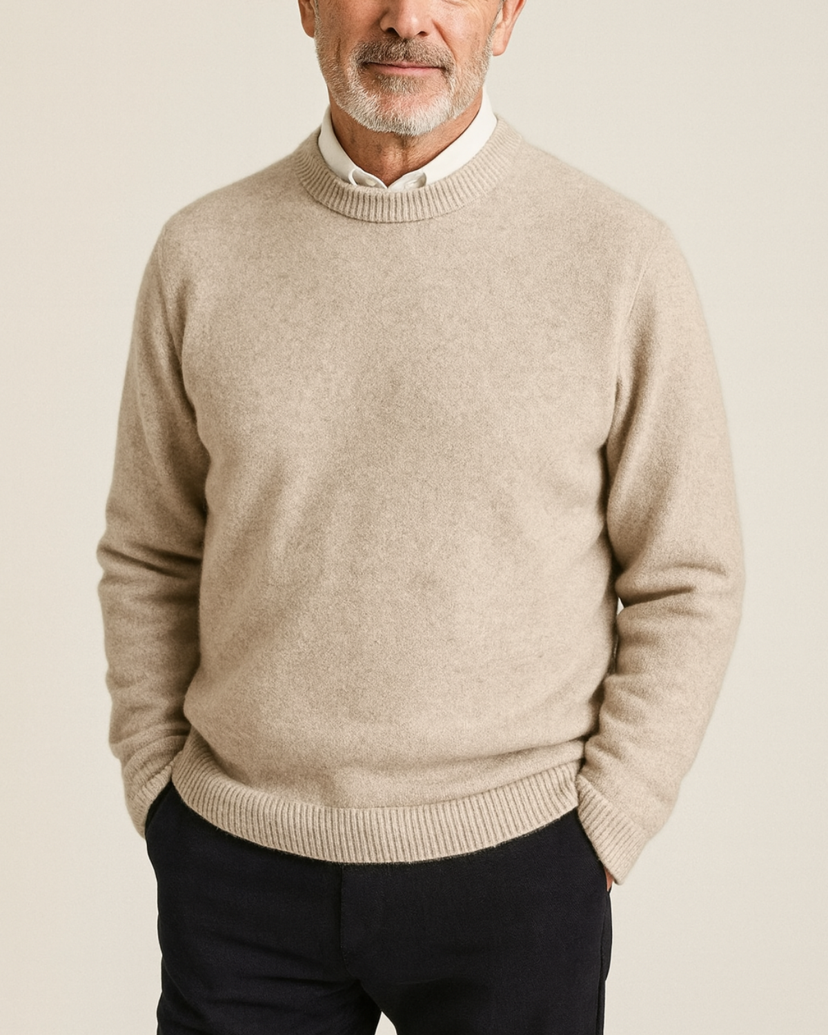 Giles | Cashmere Crew Neck Sweater