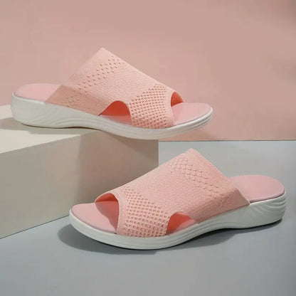 Aria - Orthopedic Open-Toe Knit Sandals