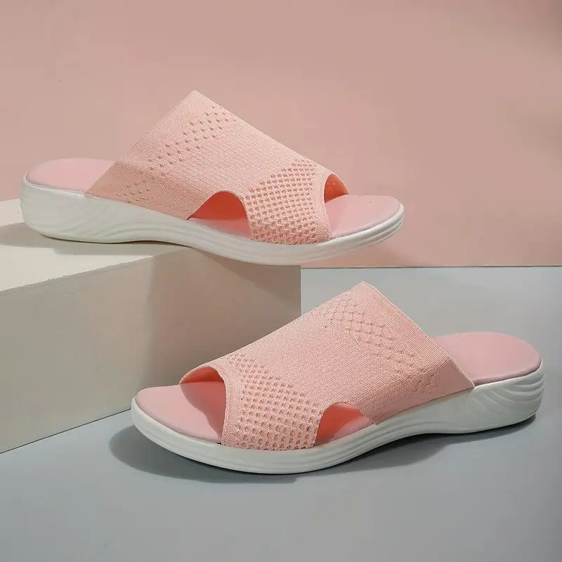 Aria - Orthopedic Open-Toe Knit Sandals