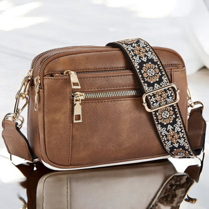 Ella | Refined Leather Shoulder Bag