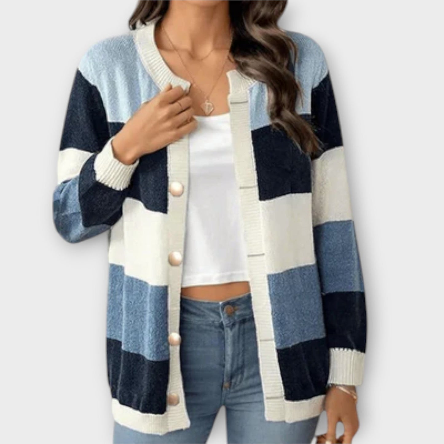 Suzy - Striped Cardigan