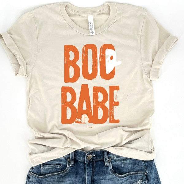 Boo Babe Ghost Halloween T-shirt