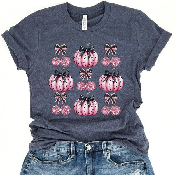 Halloween t-shirt retro pumpkin disco cherry balls