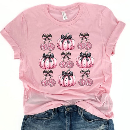 Halloween t-shirt retro pumpkin disco cherry balls