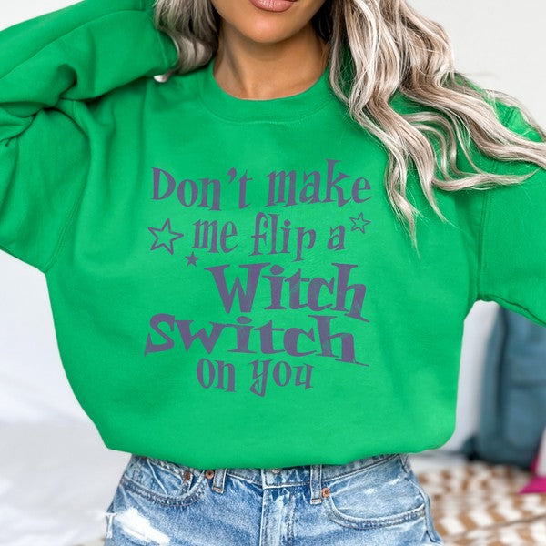 Funny Halloween Witch Women's Sweatshirt