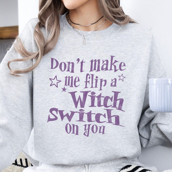 Funny Halloween Witch Women's Sweatshirt