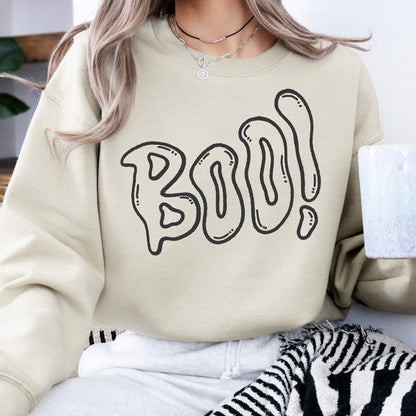 Funny Halloween ghost statement sweatshirt
