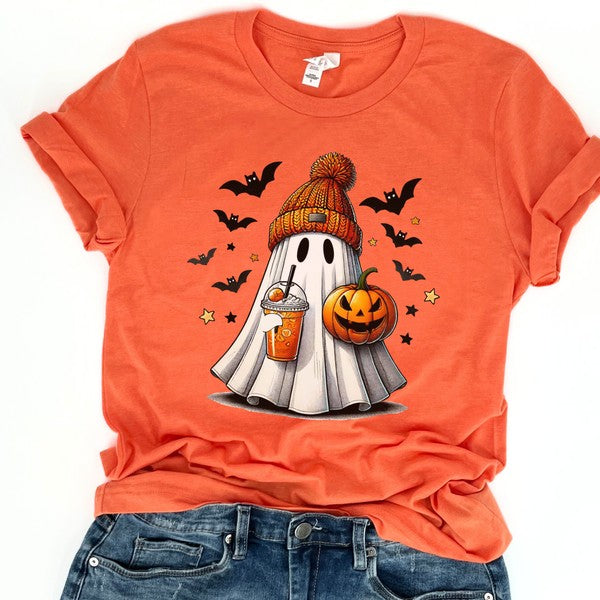 Pumpkin spice funny Halloween ghost t-shirt