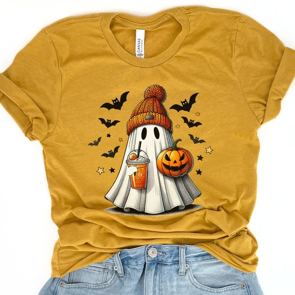 Pumpkin spice funny Halloween ghost t-shirt