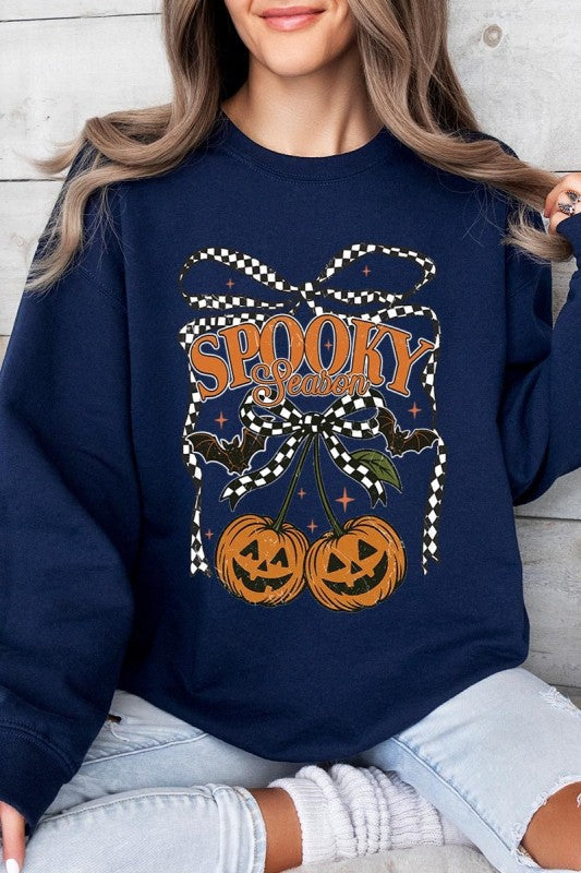 Pumpkin Cherries Graphic Sweatshirt