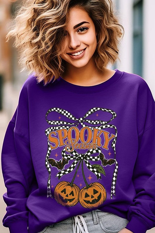 Pumpkin Cherries Graphic Sweatshirt