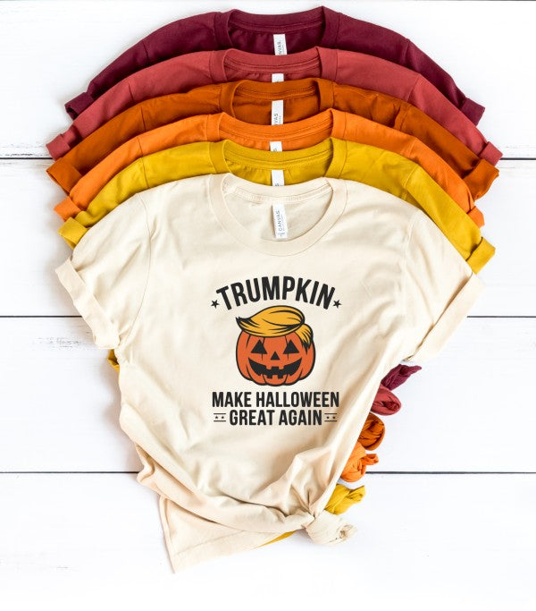 Trumpkin Making Halloween Great Again Graphic Tee