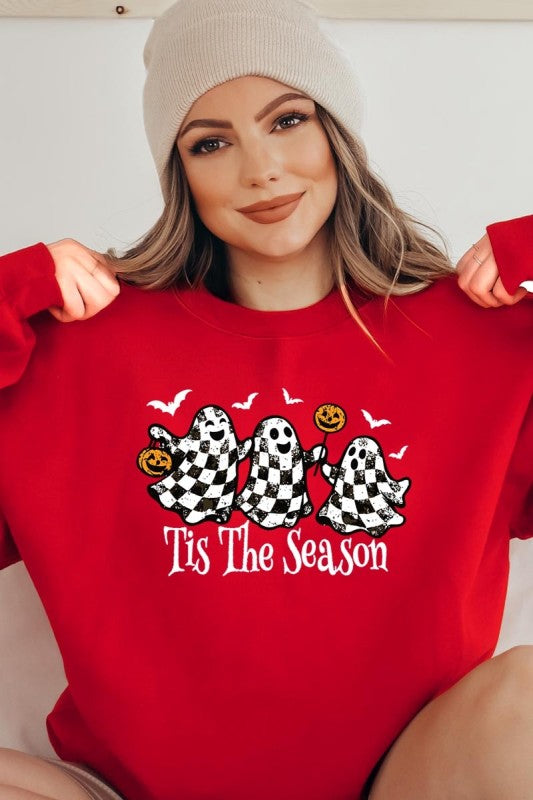 Retro Ghosts Graphic Sweatshirt