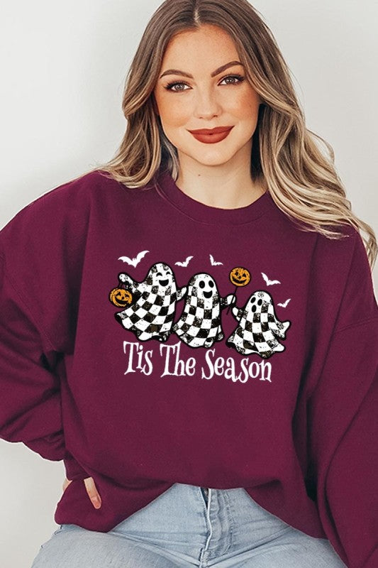 Retro Ghosts Graphic Sweatshirt