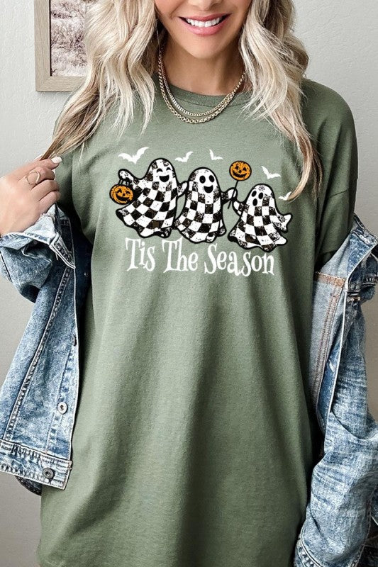 Retro Ghosts Graphic Heavy Cotton Tee