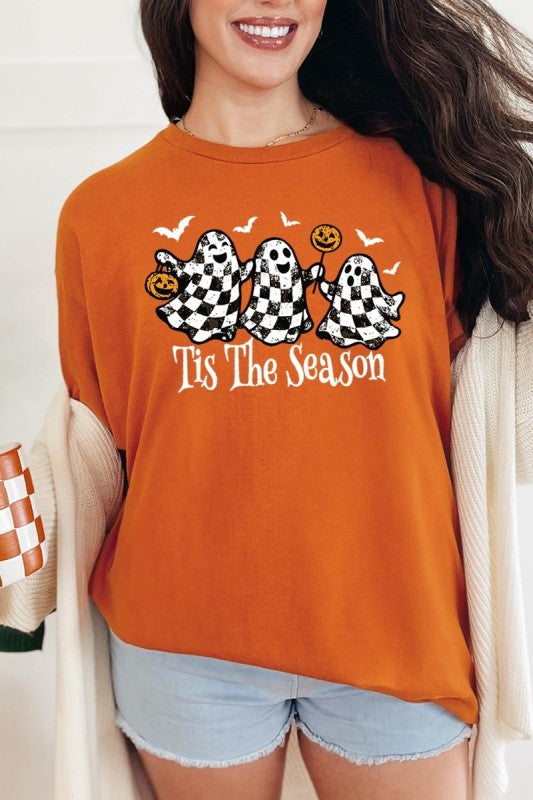 Retro Ghosts Graphic Heavy Cotton Tee