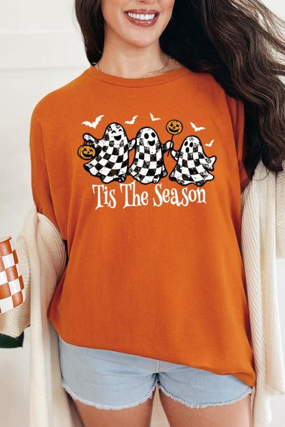 Retro Ghosts Graphic Heavy Cotton Tee