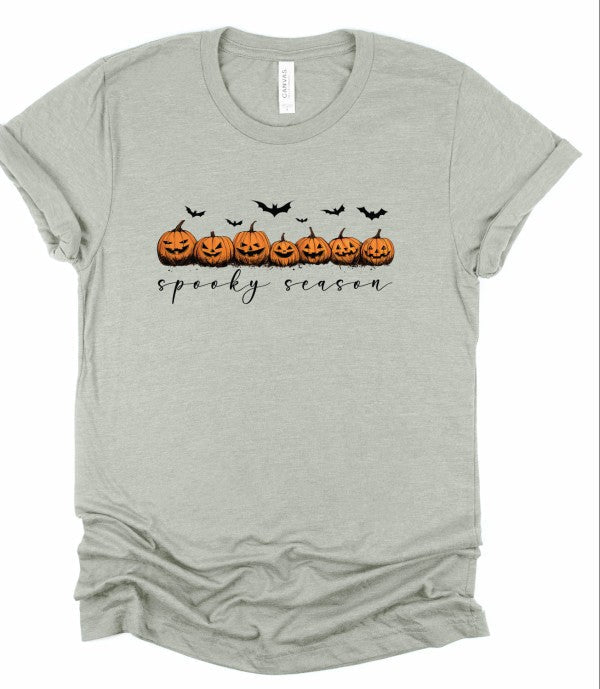 Spooky Season Halloween Graphic Tee Top