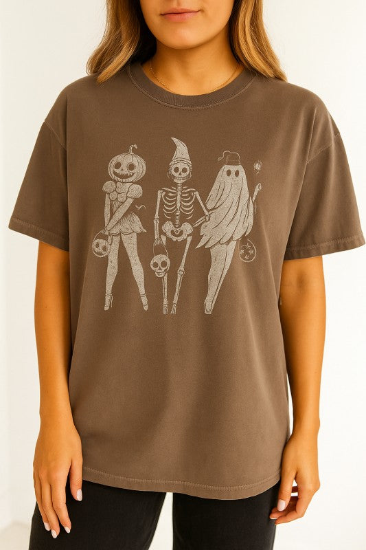 Halloween Ladies Oversized Tee
