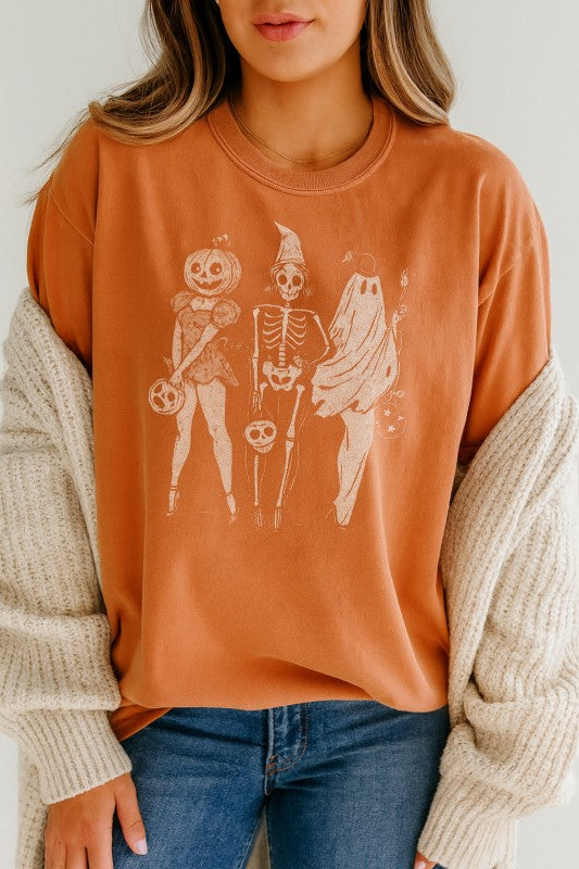 Halloween Ladies Oversized Tee