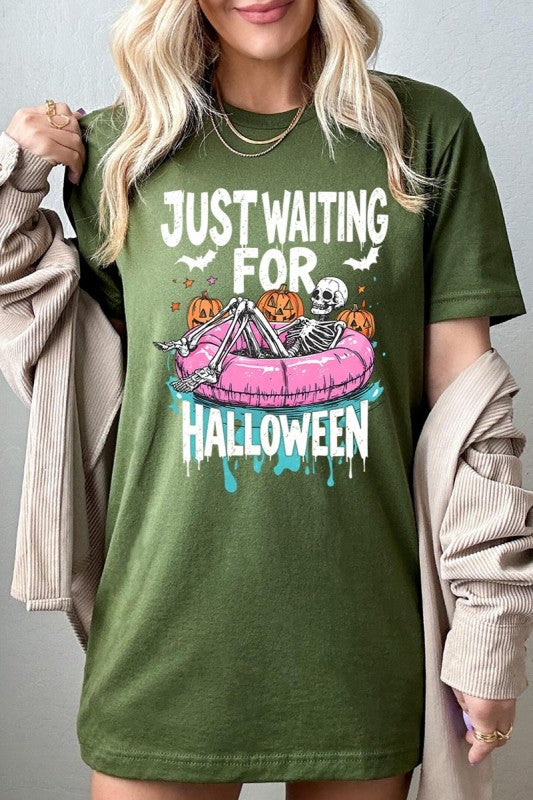Just Waiting For Halloween Graphic Tee