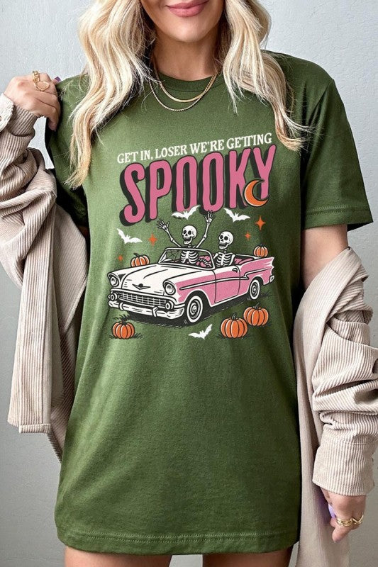 Spooky Skeleton Graphic Tee
