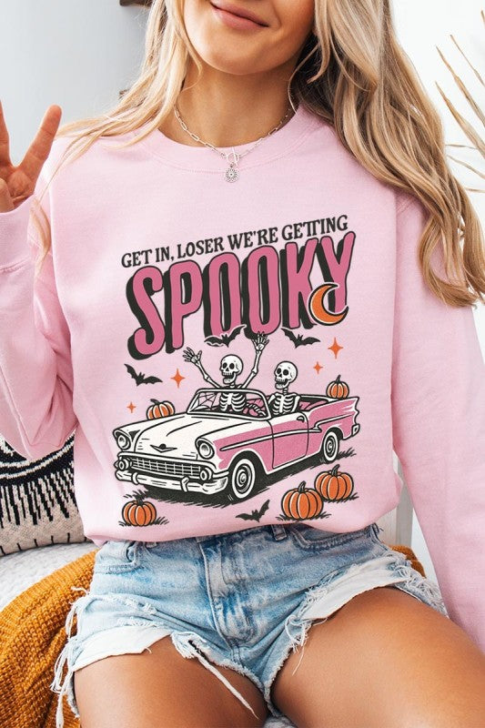 Spooky Skeleton Graphic Sweatshirt