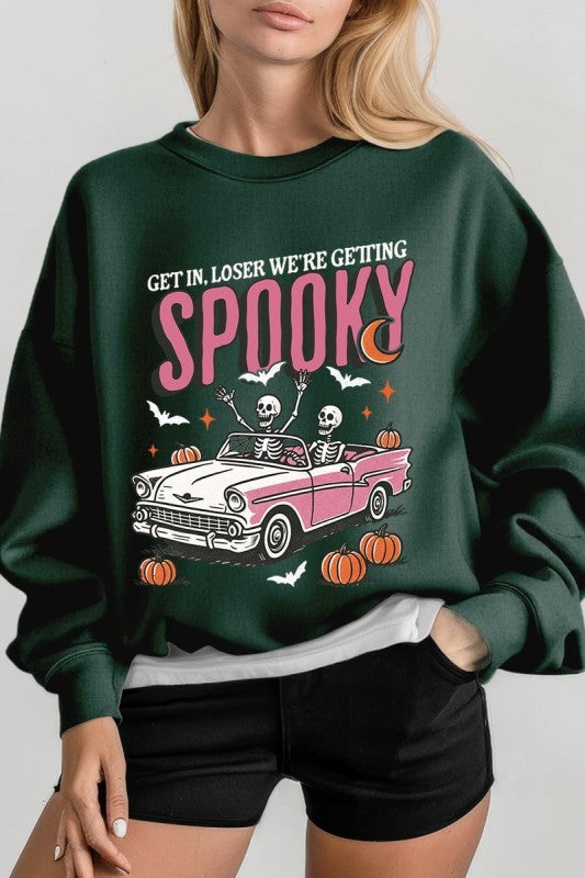 Spooky Skeleton Graphic Sweatshirt