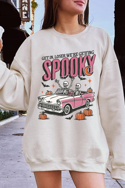 Spooky Skeleton Graphic Sweatshirt