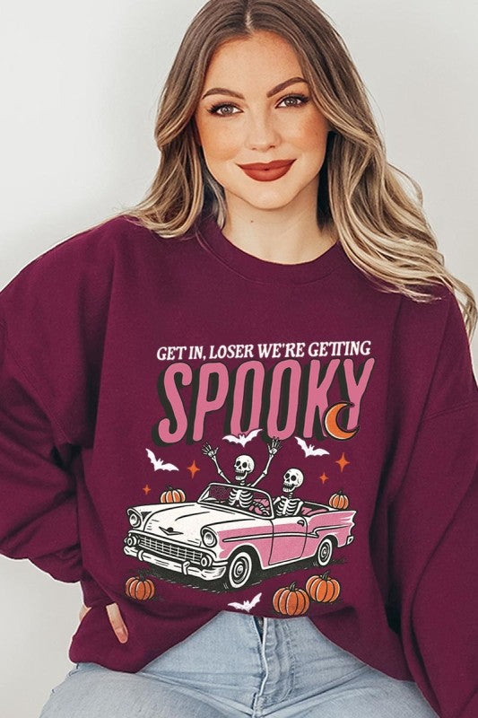 Spooky Skeleton Graphic Sweatshirt