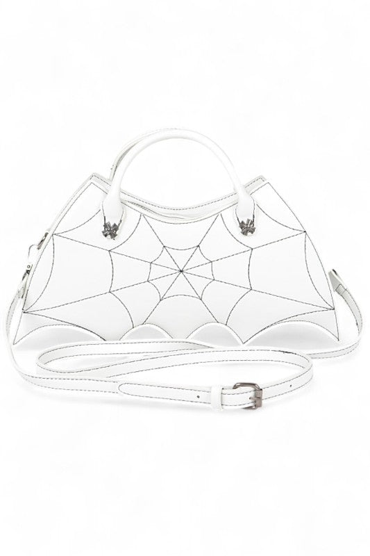 Halloween Spiderweb Bat Inspired Clutch Bag