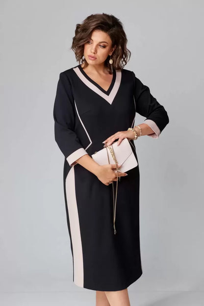 Fenna | Elegant V-Neck Dress