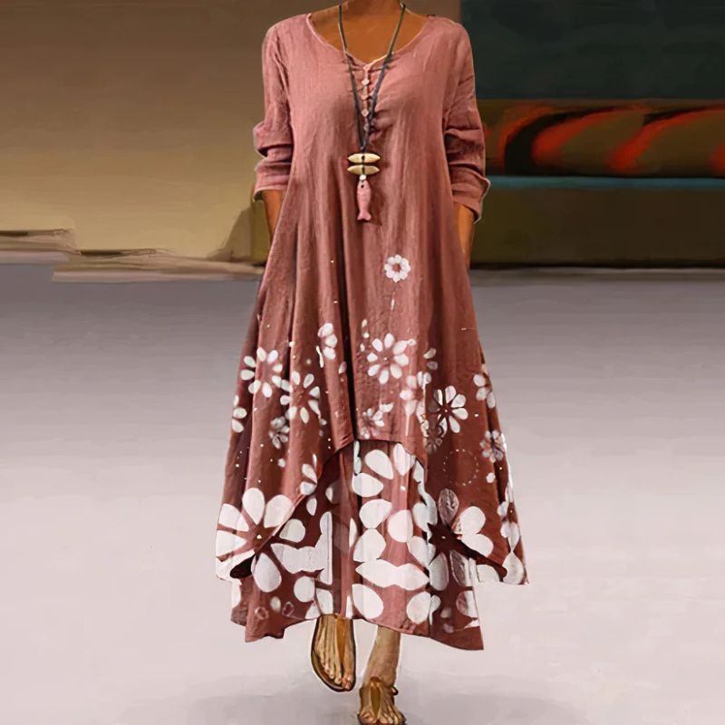 Jane - Layered Boho Maxi Dress