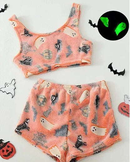 Luna™ | Halloween Flannel Pajama with Reflective Details