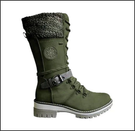 FrostLuxe™ - Premium Waterproof Lace-Up Boots