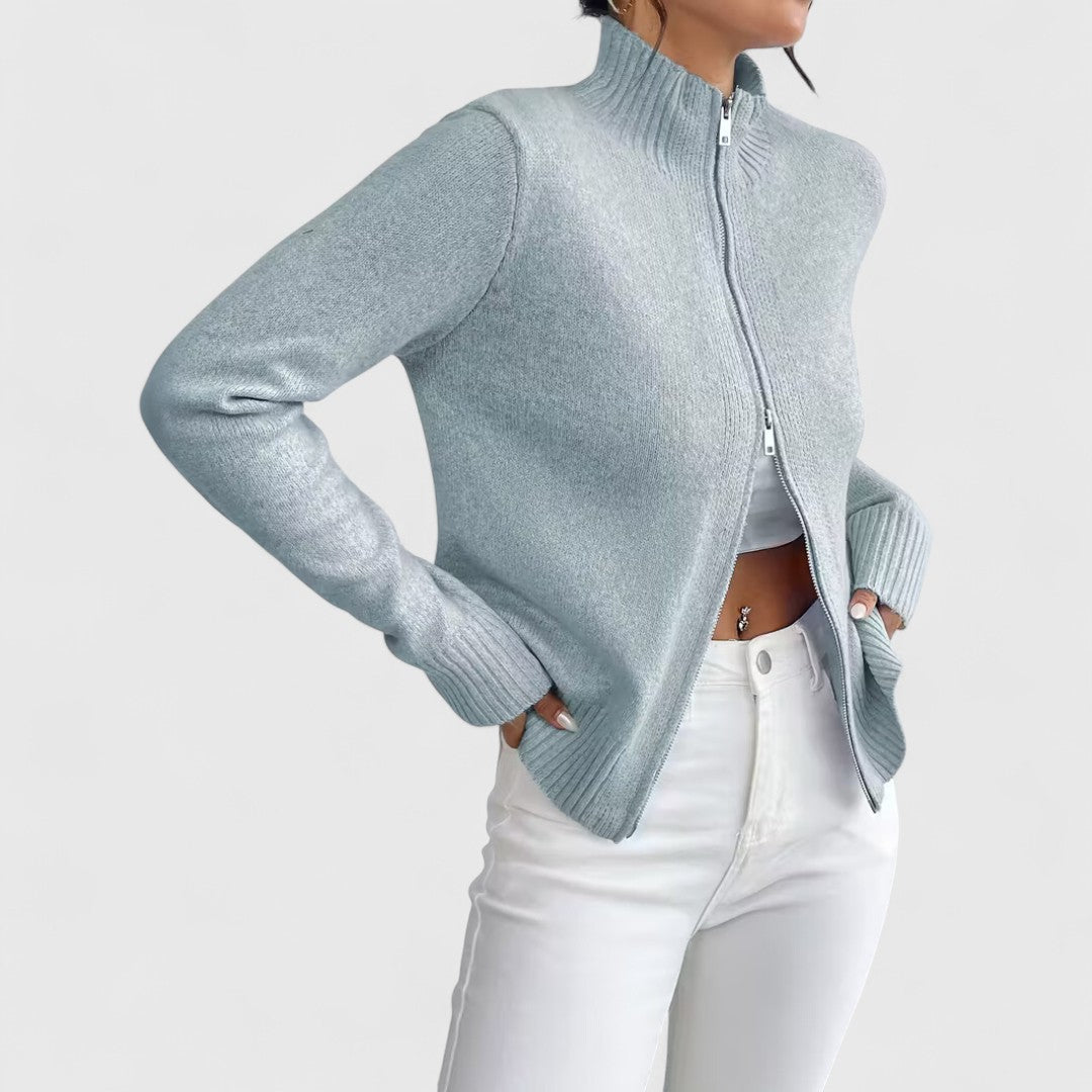 Lima - Block Zip Cardigan