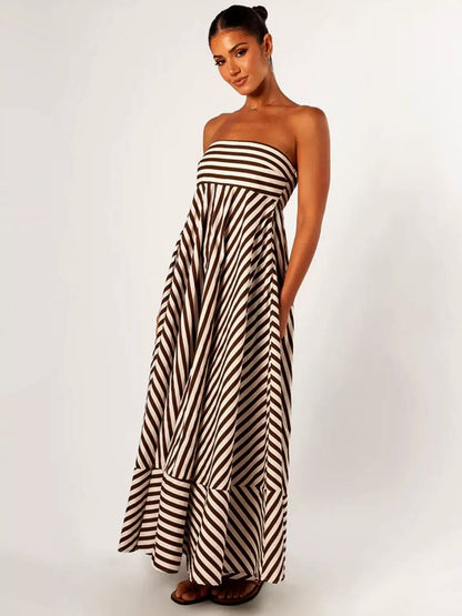 Claire - Strapless Maxi Dress