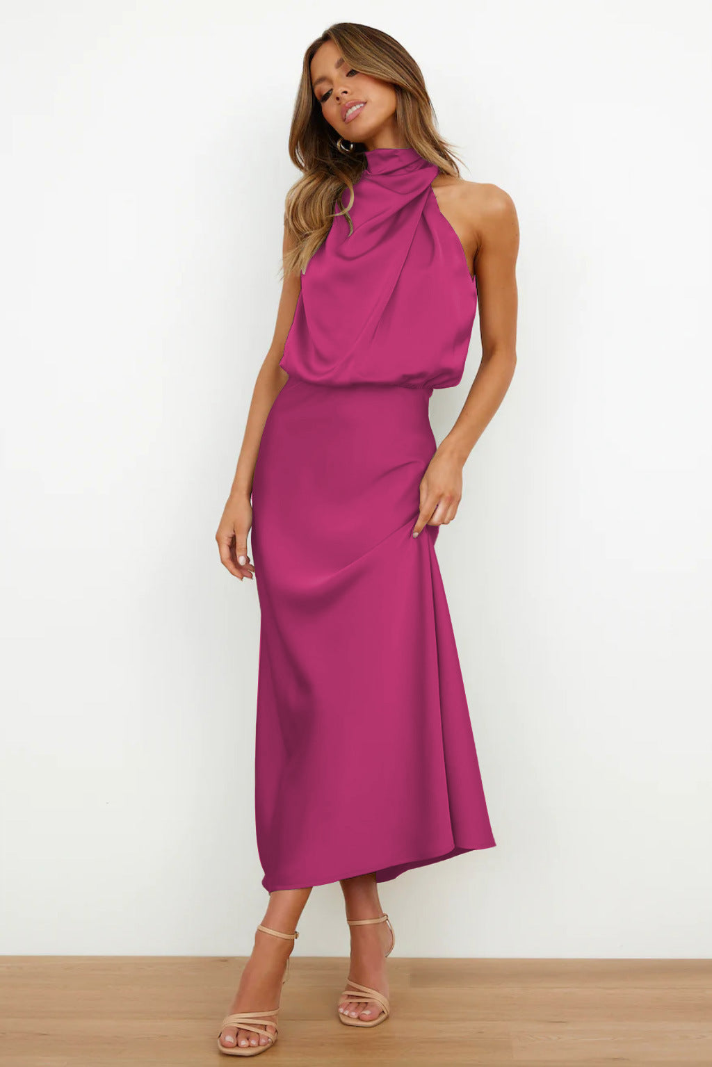 Diane - Satin Maxi Dress