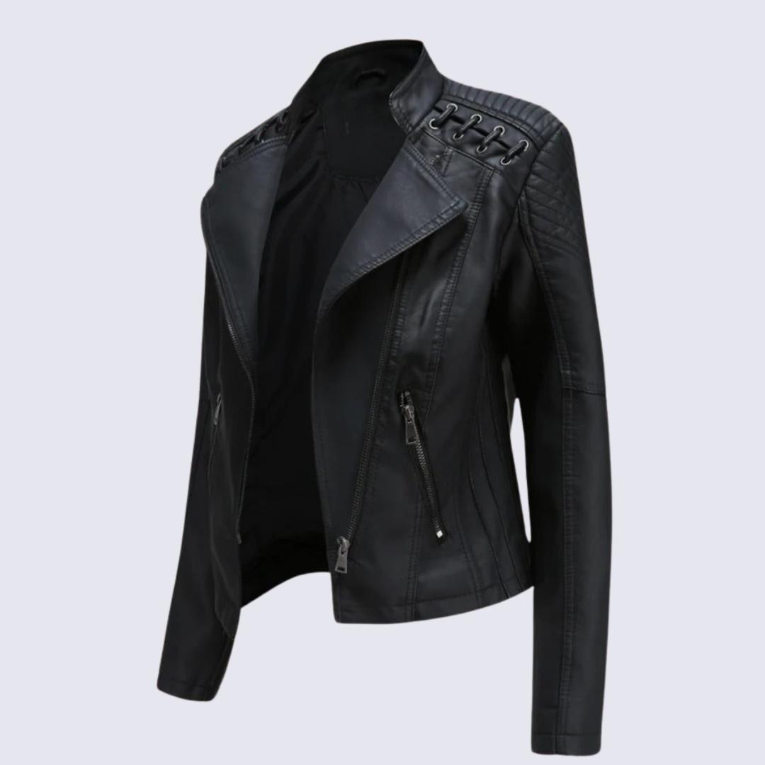 Lena - Women's Faux Leather Jacket