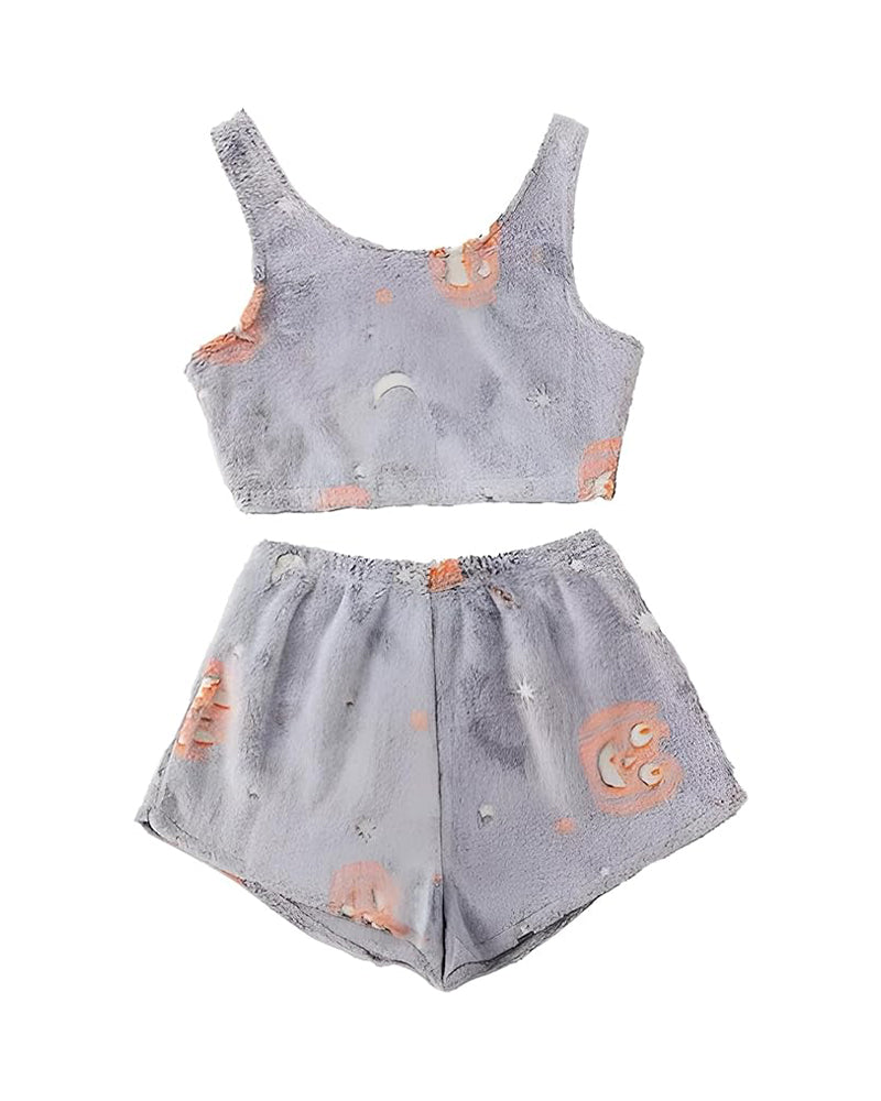 Luna™ | Halloween Flannel Pajama with Reflective Details