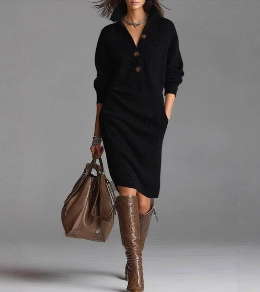 Amy | Warm Knit Dress, Elegant and Comfortable
