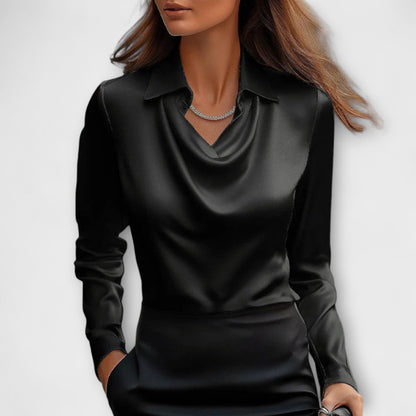 Scarlett - Satin Blouse