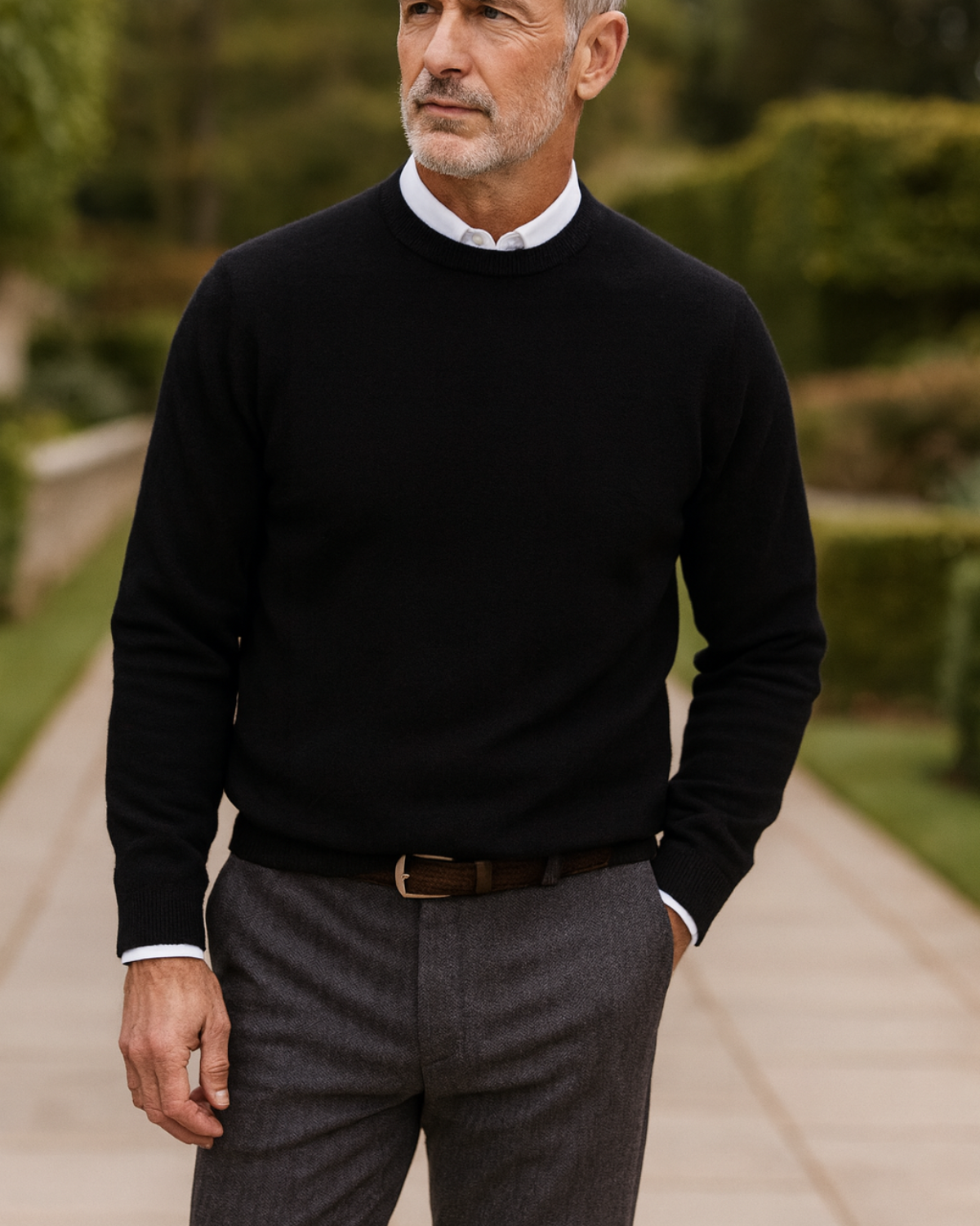 Giles | Cashmere Crew Neck Sweater